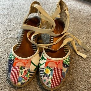 Coach Espadrille Wedge Heels